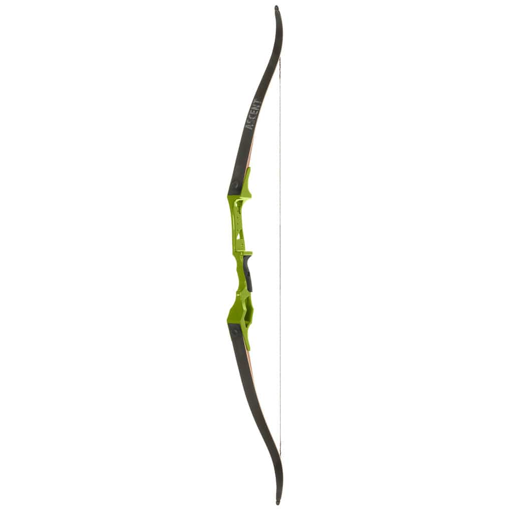 October Mountain October Mountain Ascent Recurve Bow Green 58 In. 35 Lbs. Rh Bows