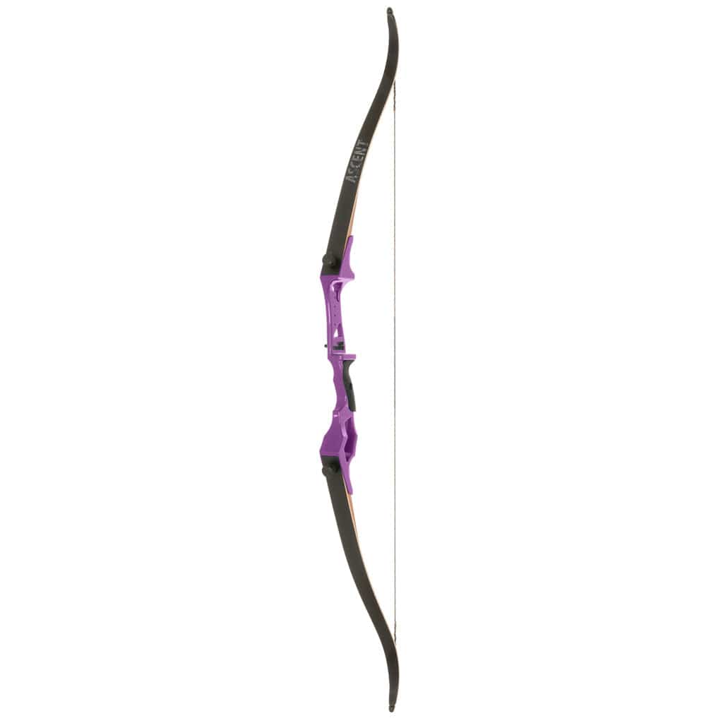 October Mountain October Mountain Ascent Recurve Bow Purple 58 In. 35 Lbs. Rh Bows