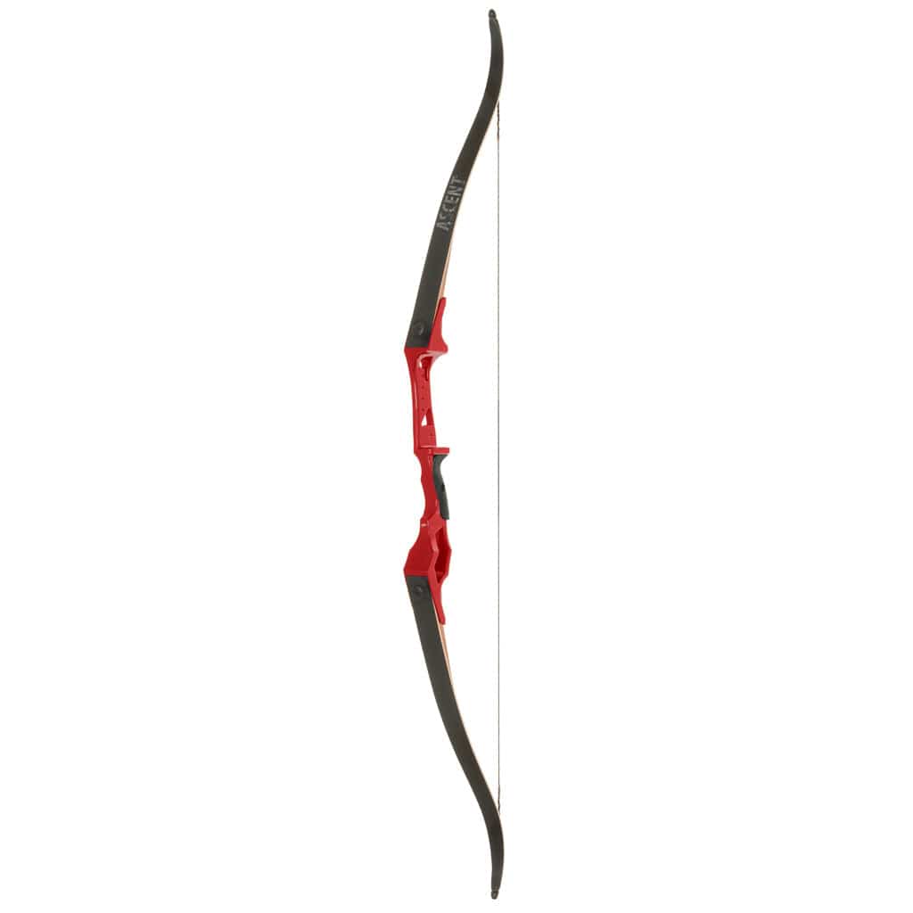 October Mountain October Mountain Ascent Recurve Bow Red 58 In. 20 Lbs. Rh Bows