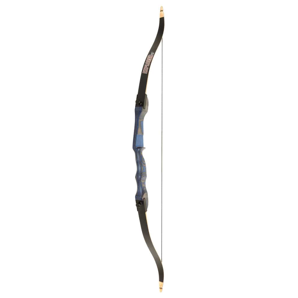 October Mountain October Mountain Explorer Ce Recurve Bow Blue 54 In. 20 Lbs. Lh Bows