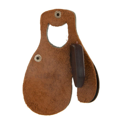October Mountain October Mountain Hair Tab Brown Large Rh Shooting Gloves and Tabs