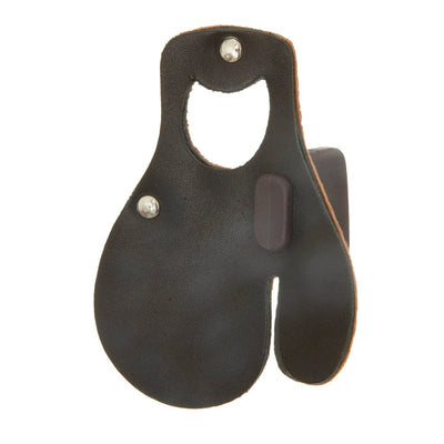 October Mountain October Mountain Leather Tab Black Large Rh Shooting Gloves and Tabs