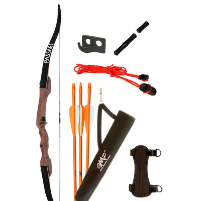 October Mountain October Mountain Passage Recurve Bow Package 54 In. 20 Lbs. Rh Bows