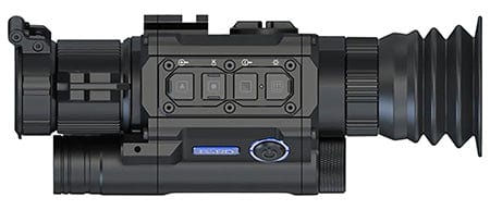 OPTIMAX TECHNOLOGY LLC PARD NV008S Night Vision Rifle Scope Black 4.5x 50mm Multi Reticle Features Laser Rangefinder; NV008SLRF Optics