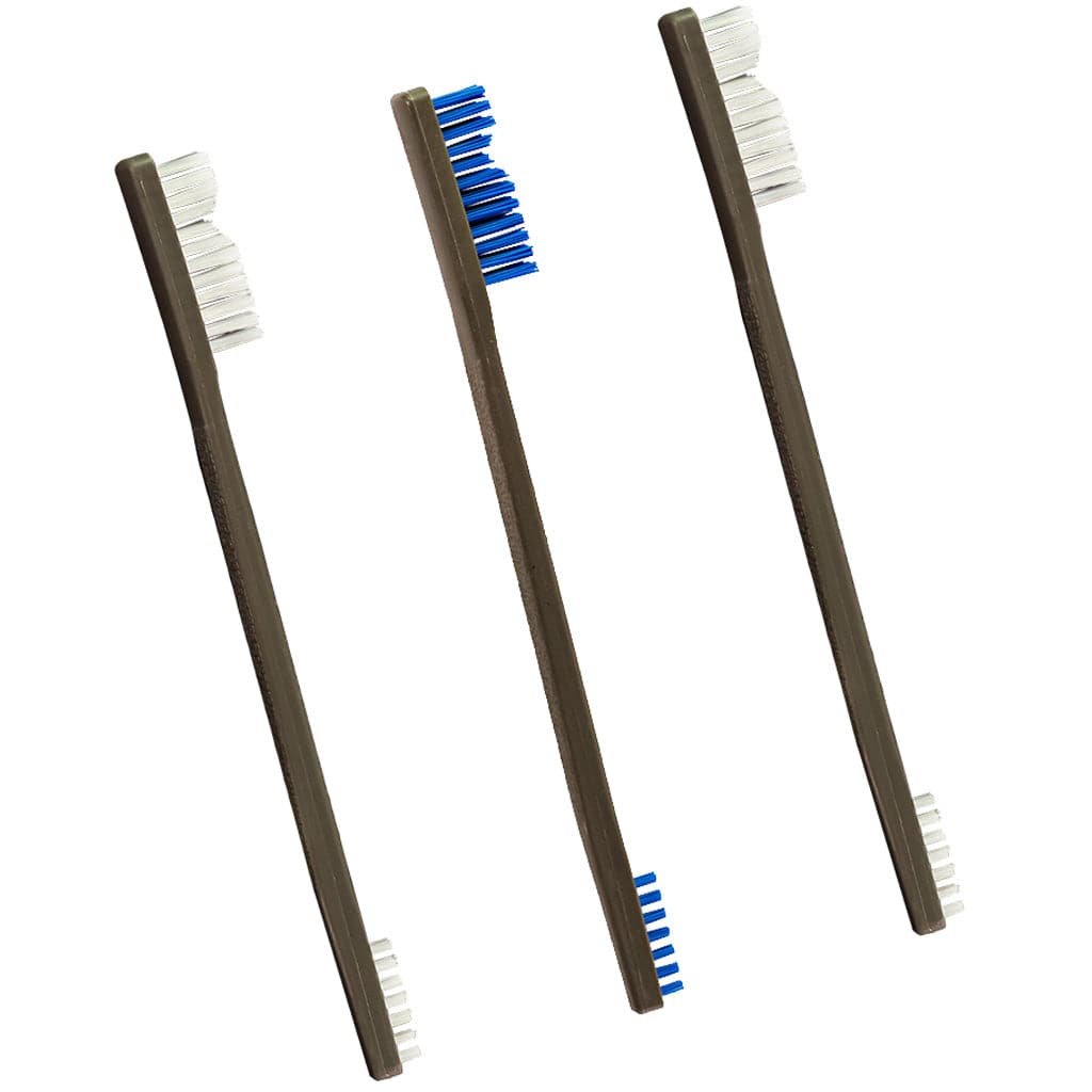 Otis Otis All Purpose Brushes Nylon/bronze/stainless Steel 3 Pk. Gun Care