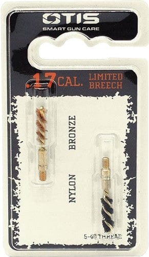 Otis Otis Bore Brush #17 17hmr-4.6m - 1-nylon 1-bronze 5-40 Thread Gun Care