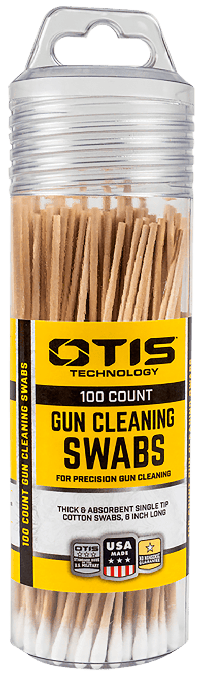 Otis Otis Gun Cleaning, Otis Fg-241-100    100 Sngl Tip Swabs Twst Cntnr Gun Care