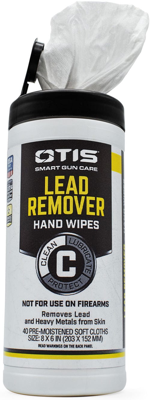 Otis Otis Lead Remover Hand Wipes - Canister 40 Count Gun Care