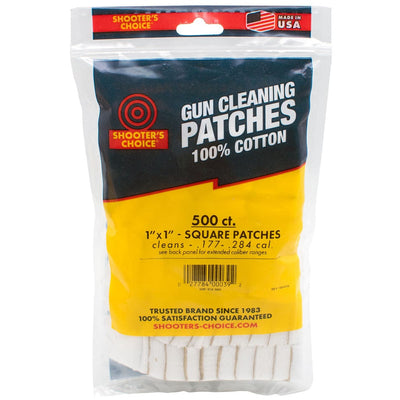 Otis Shooters Choice Cleaning Patches 1 In. 500 Pk. Gun Care