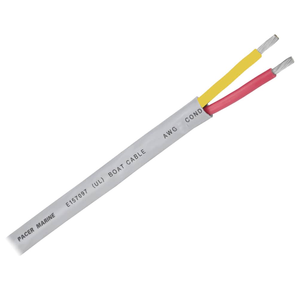 Pacer Group Pacer 12/2 AWG Round Safety Duplex Cable - Red/Yellow - 100' Electrical