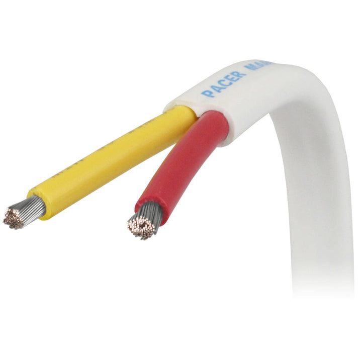 Pacer Group Pacer 12/2 AWG Safety Duplex Cable - Red/Yellow - 250&