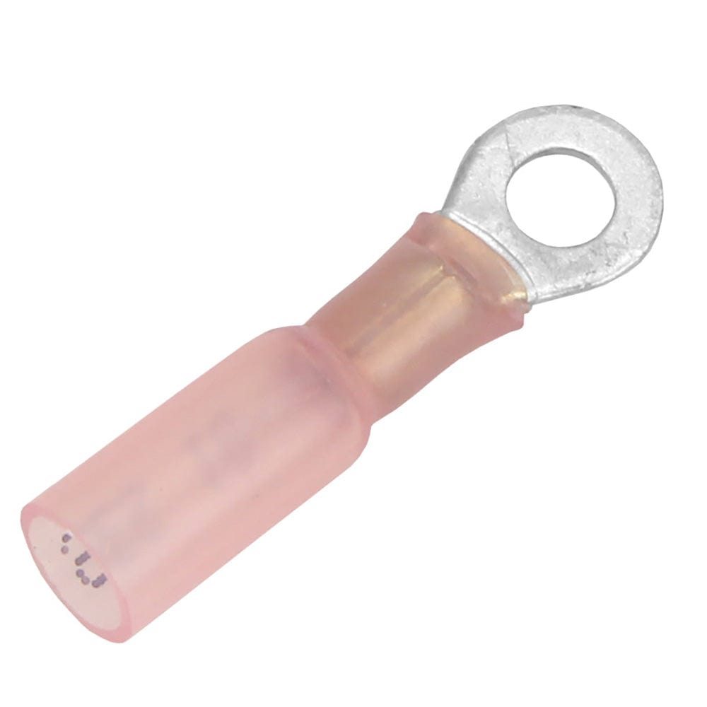 Pacer Group Pacer 22-18 AWG Heat Shrink Ring Terminal - #10 Stud Size - 100 Pack Electrical