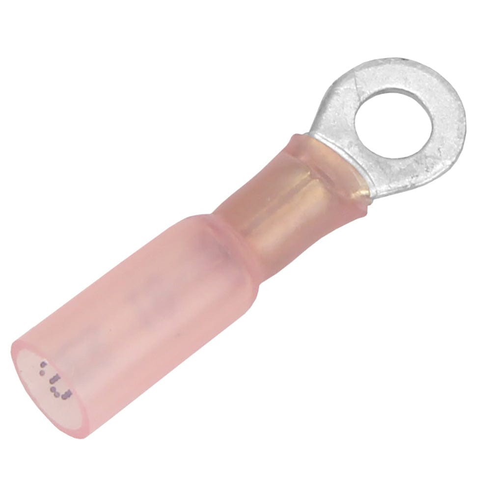 Pacer Group Pacer 22-18 AWG Heat Shrink Ring Terminal - #8 Stud Size - 100 Pack Electrical