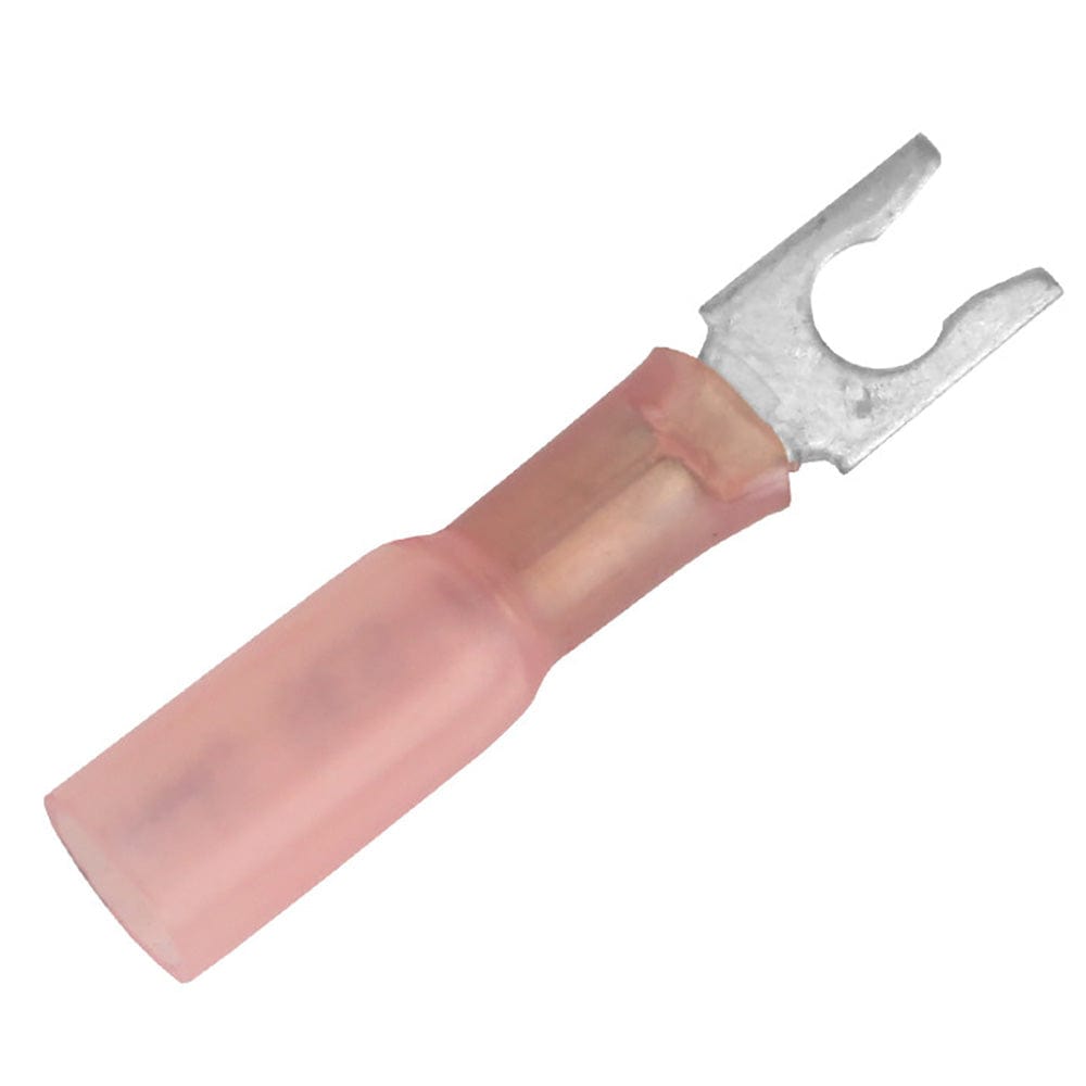 Pacer Group Pacer 22-18 AWG Heat Shrink Spade Terminal - #8 Stud Size - 100 Pack Electrical