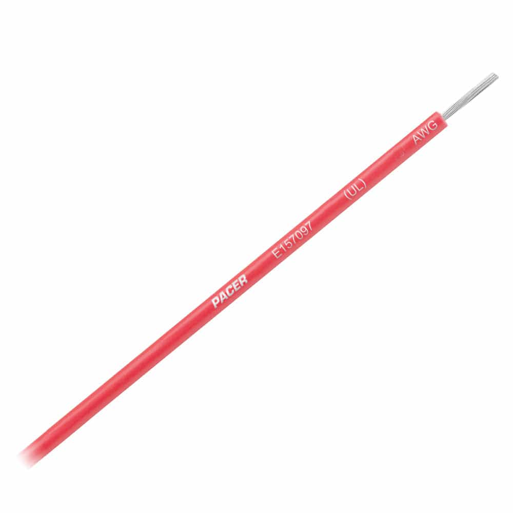 Pacer Group Pacer Red 8 AWG Primary Wire - 25' Electrical