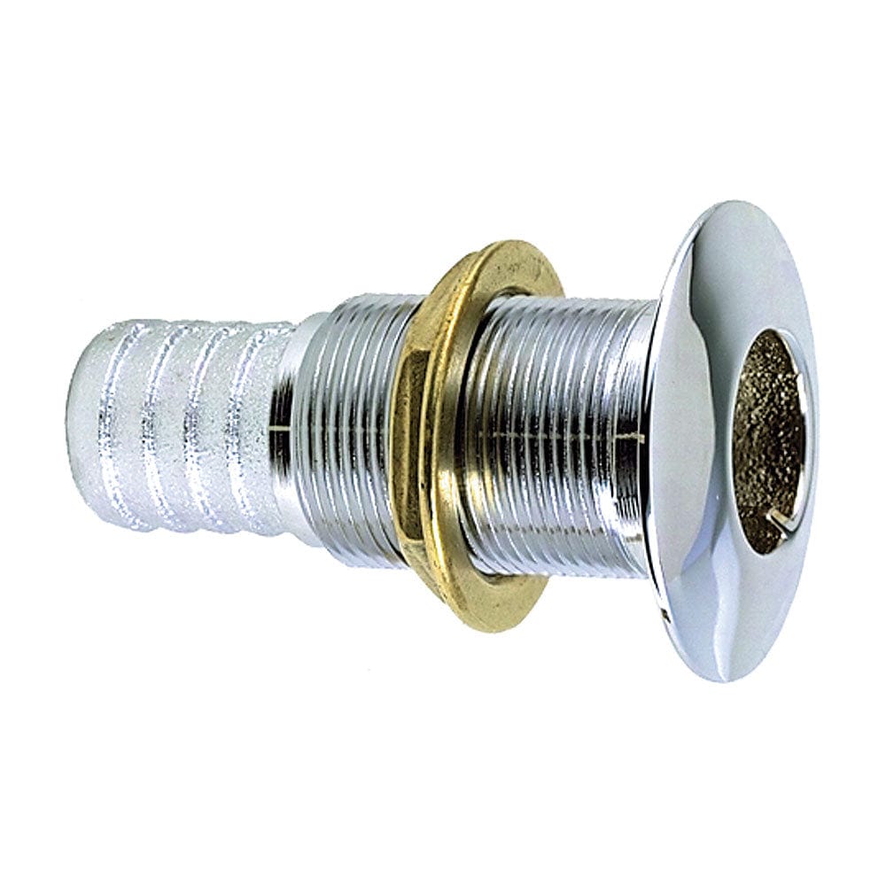 Perko Perko 3/4" Thru-Hull Fitting f/ Hose Chrome Plated Bronze MADE IN THE USA Marine Plumbing & Ventilation