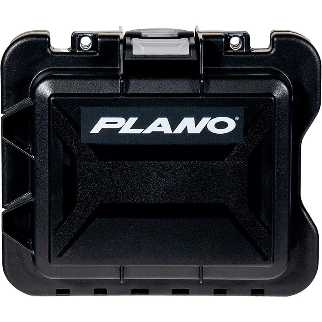 Plano Plano Element Pistol And Accessory Case Black With Grey Accents Medium Gun Storage
