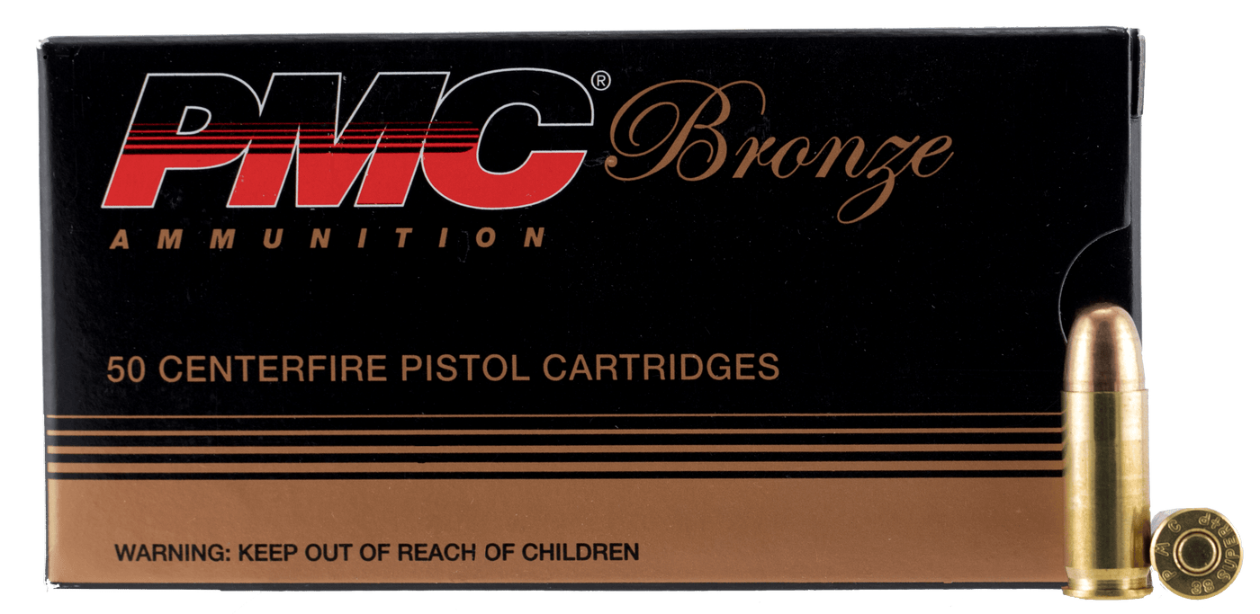 PMC Pmc Bronze Pistol Ammo 38 Super +p Fmj 130 Gr. 50 Rd. Ammo