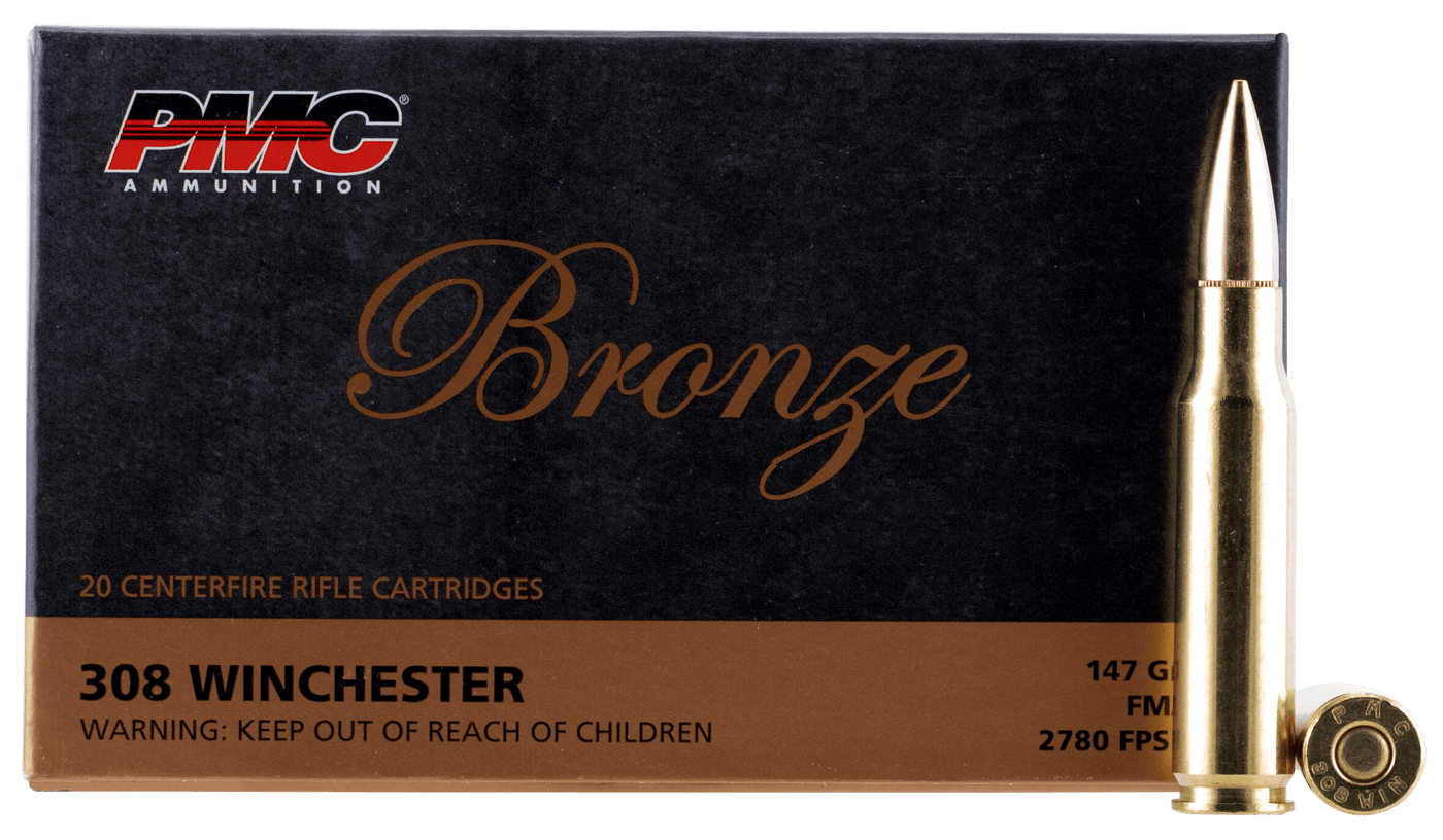 PMC Pmc Bronze Rifle Ammo 308 Win Fmj Bt 147 Gr. 20 Rd. Ammo