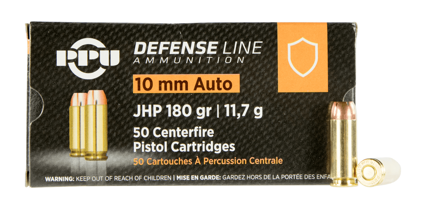 PPU Ppu Defense, Ppu Ppd10       10mm        180 Jhp          50/10 Ammo