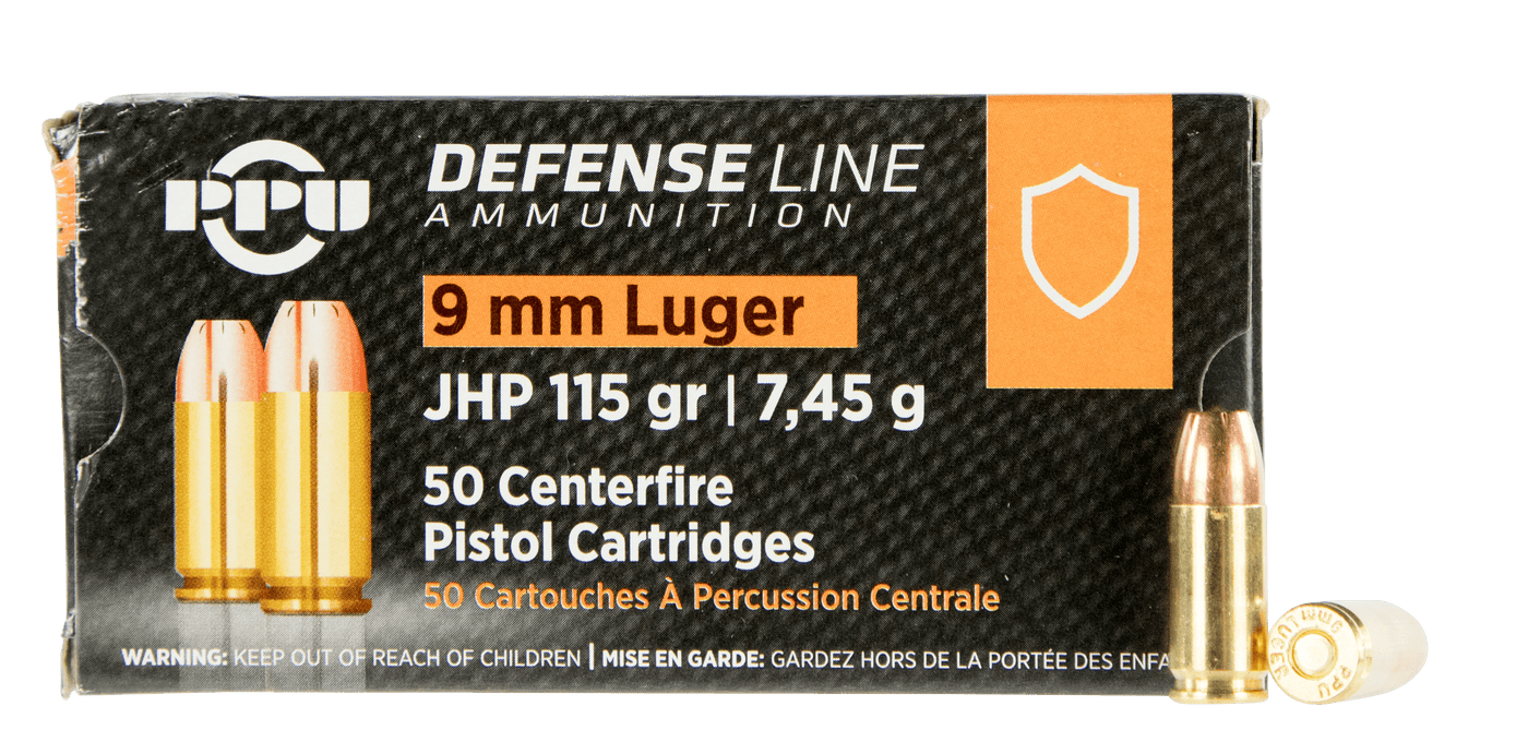 PPU Ppu Defense, Ppu Ppd91       9mm         115 Jhp          50/20 Ammo