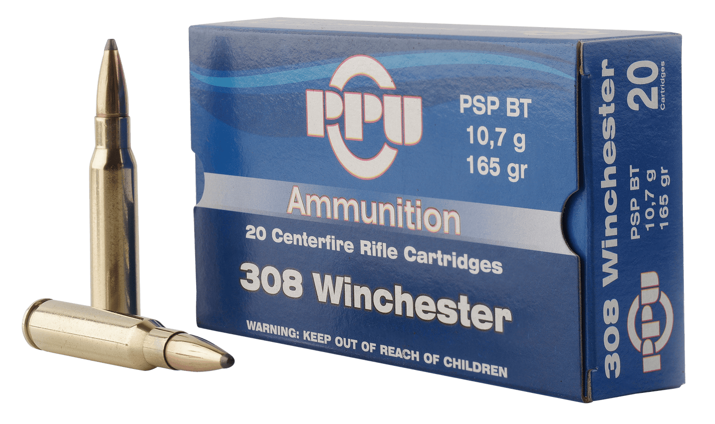 PPU Ppu Standard Rifle, Ppu Pp3082      308         165 Pspbt        20/10 Ammo