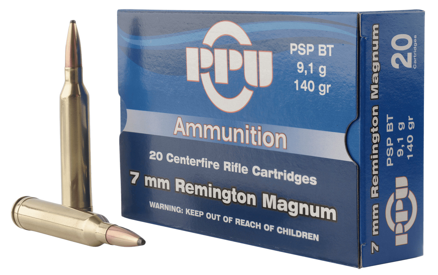 PPU Ppu Standard Rifle, Ppu Pp7rm1      7mmmg       140 Psp          20/10 Ammo