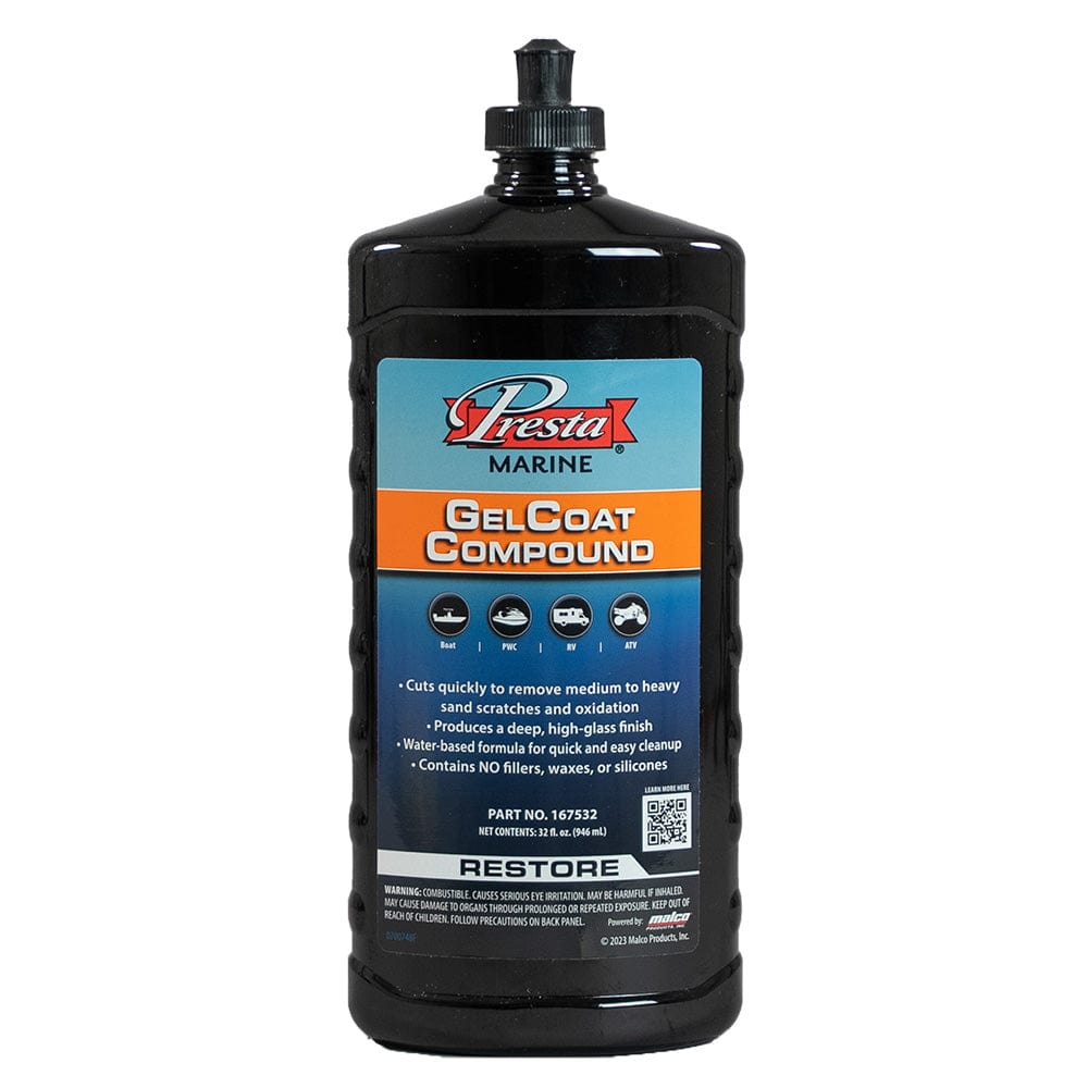 Presta Presta Gel Coat Compound - 32 fl oz Boat Outfitting