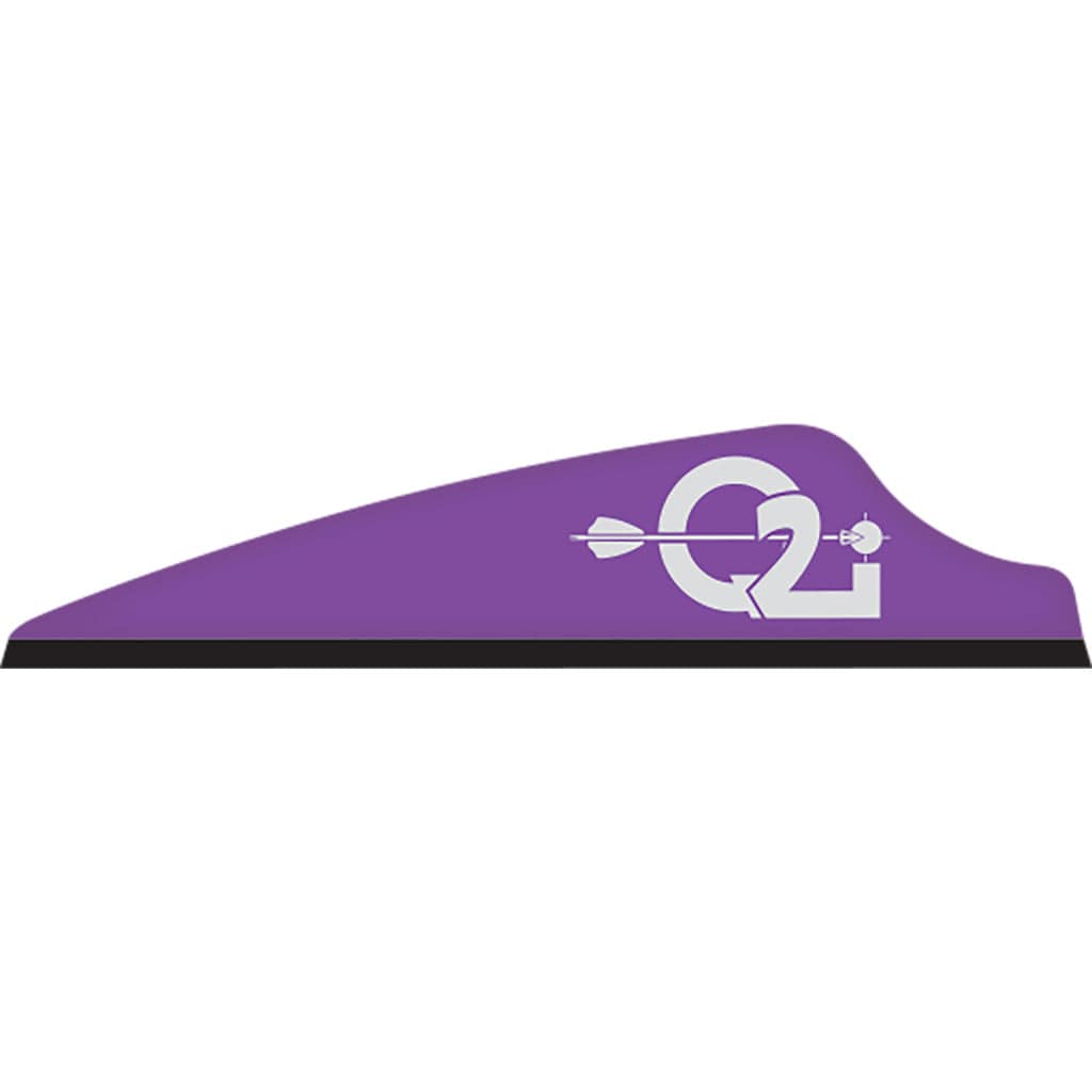 Q2i Q2i Fusion X-ii Sl Vanes Violet 1.75 In. 100 Pk. Fletching Tools and Materials