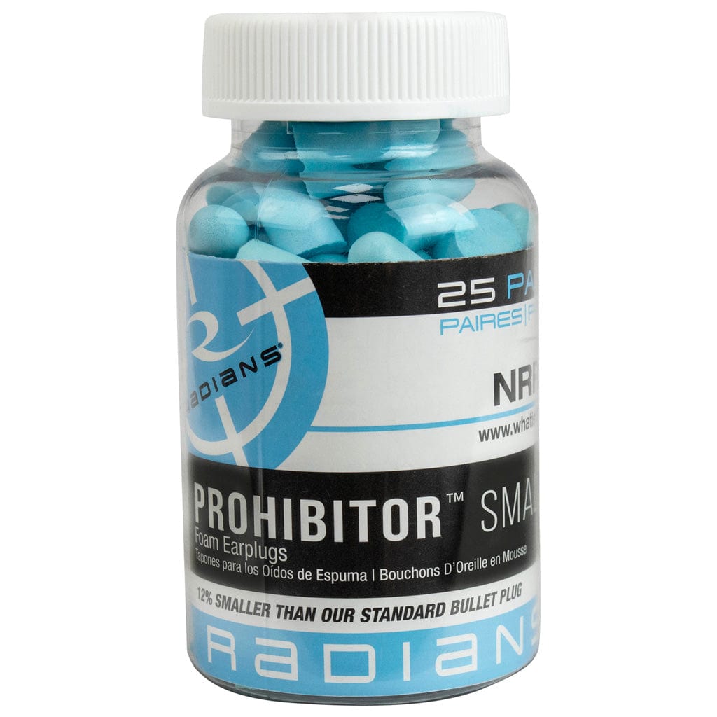 Radians Radians Prohibitor Small Foam Earplugs Jar 25 Pr. Shooting Gear and Acc