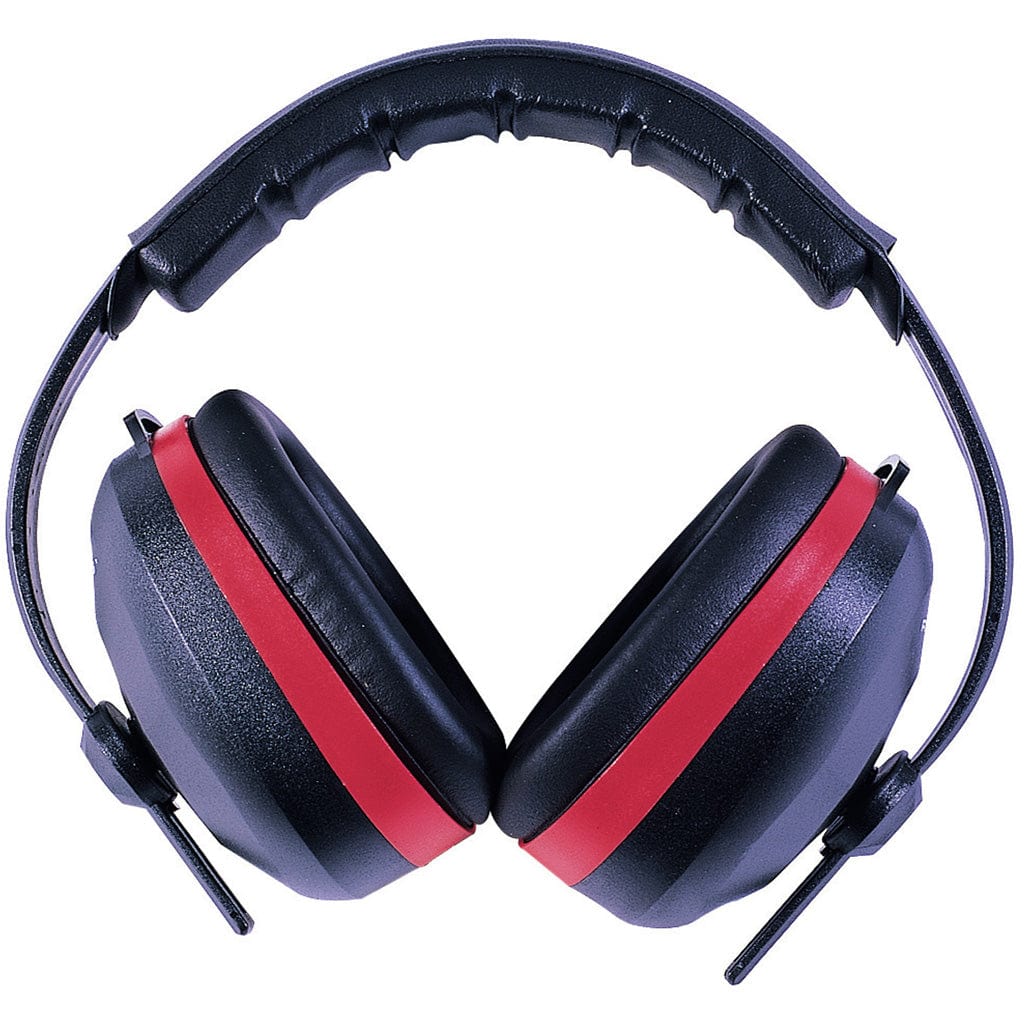 Radians Radians Silencer Earmuff Black With Red Accent Shooting Gear and Acc