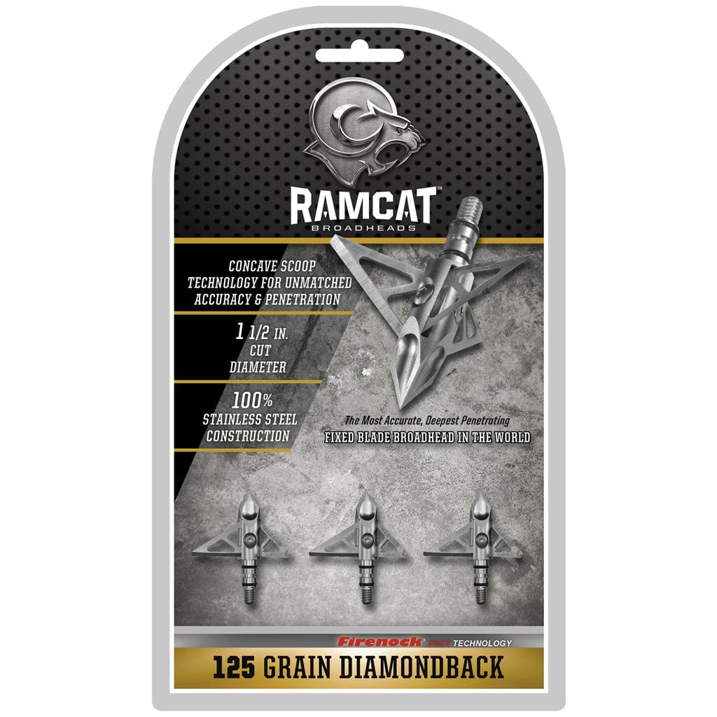Ramcat Ramcat Diamondback Broadheads 125 Gr. 3 Pk. Broadheads