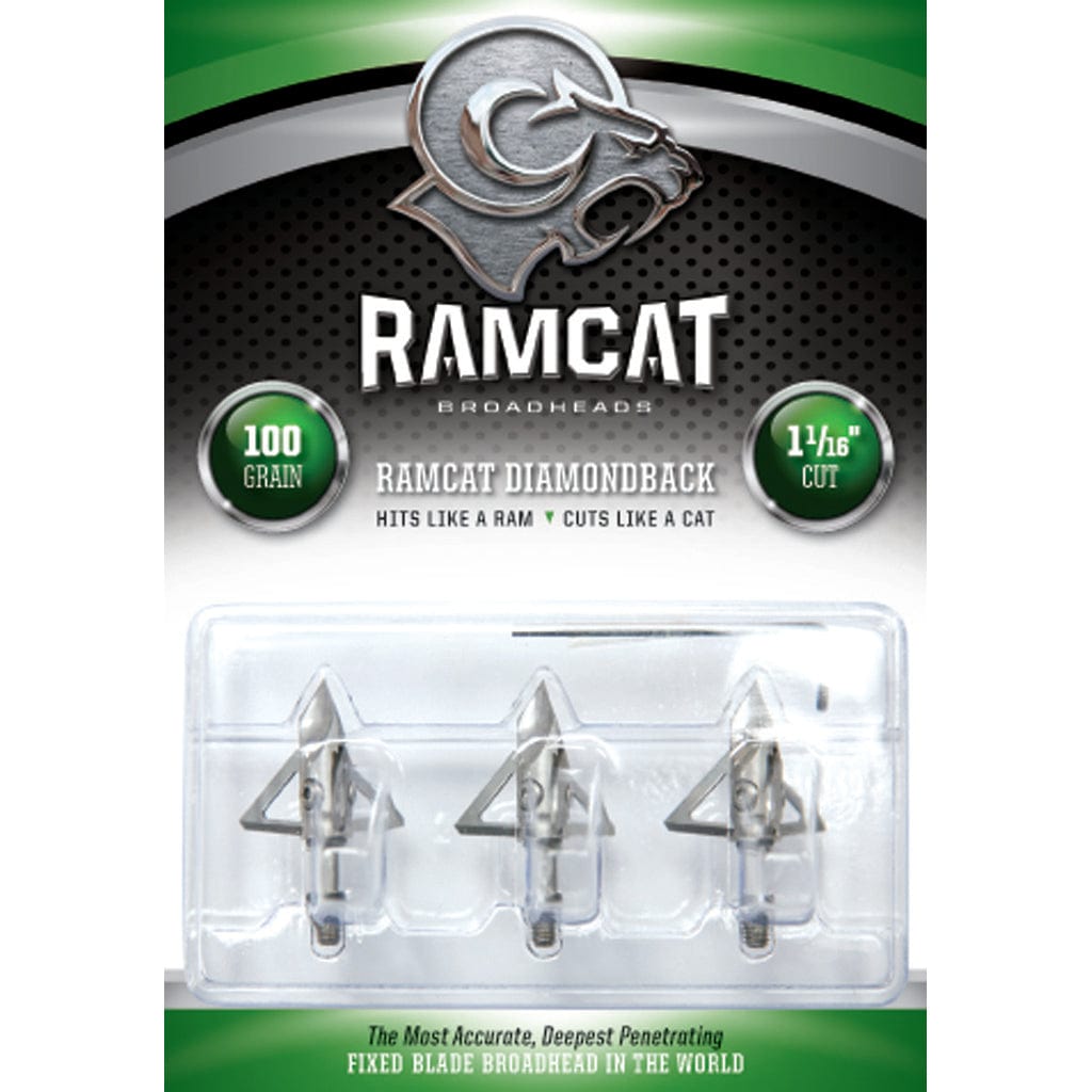 Ramcat Ramcat Diamondback Broadheads Replacement Blades 100gr. 9pk. Broadheads