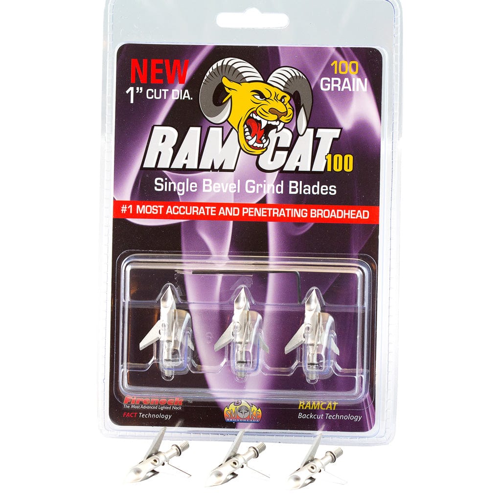 Ramcat Ramcat Single Bevel Broadheads 100 Gr. 3.pk. Broadheads