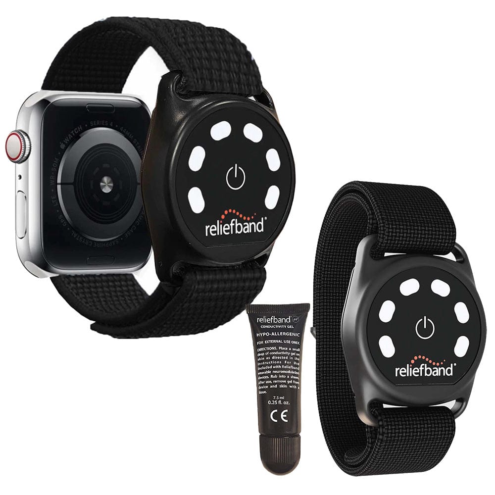 Reliefband Reliefband Black Sport Apple Bundle - Size XL Marine Safety