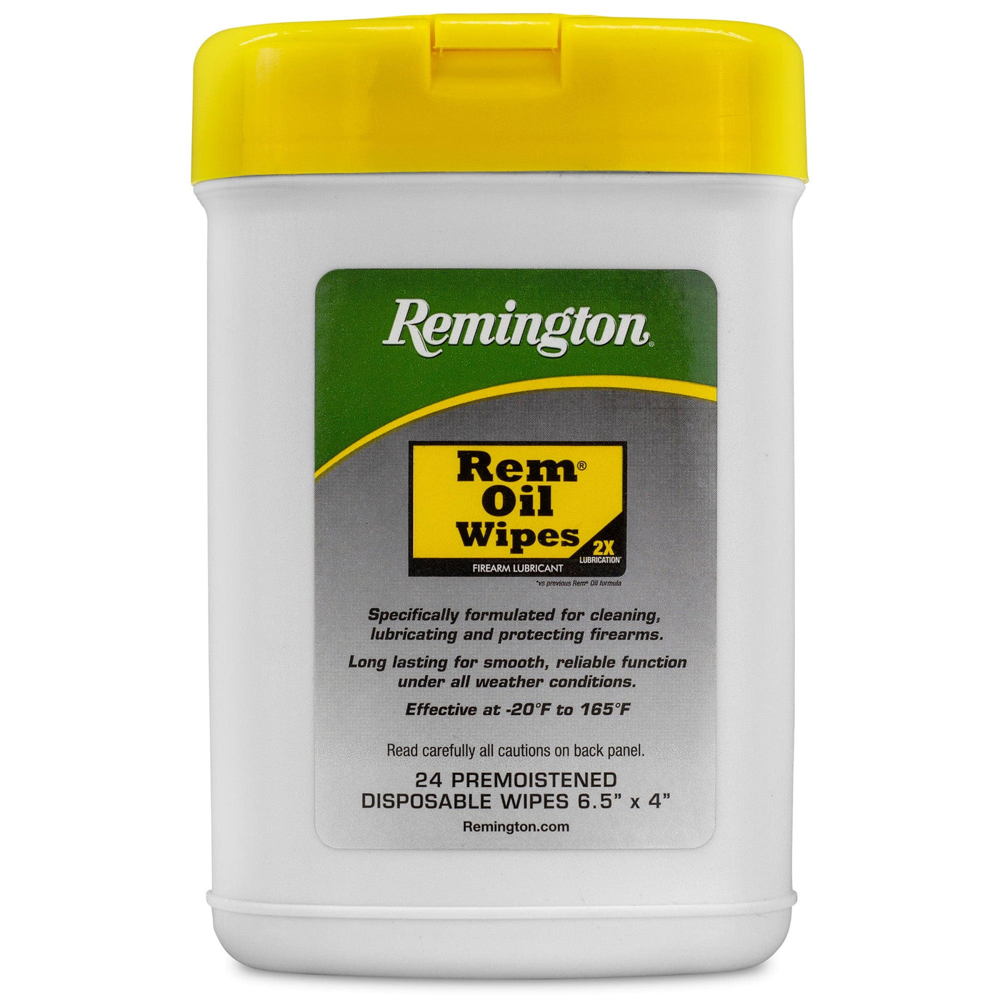 Remington Accessories Rem Oil Pop-up Wipe (24ct) 7" X 8 Gun Care