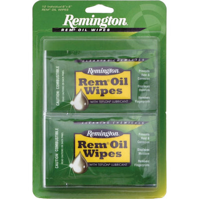 Remington Accessories Remington Rem Oil 12 Pk. Wipes Gun Care