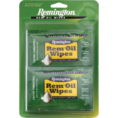 Remington Accessories Remington Rem Oil 12 Pk. Wipes Gun Care
