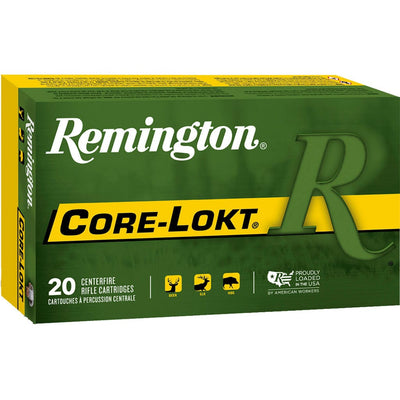 Remington Ammunition Remington Core-lokt Centerfire Rifle Ammo 30-06 Sprg. 165 Gr. Core-lokt Psp 20 Rd. Ammo