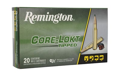 Remington Ammunition Remington Core-lokt Tipped Rifle Ammo 308 Win. 150 Gr. Core-lokt Tipped 20 Rd. 150 grain Ammo