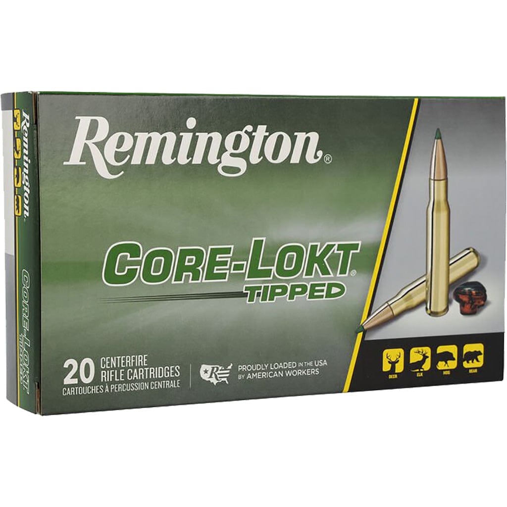 Remington Ammunition Remington Core-lokt Tipped Rifle Ammo 308 Win. 165 Gr. Core-lokt Tipped 20 Rd. 165 grain Ammo