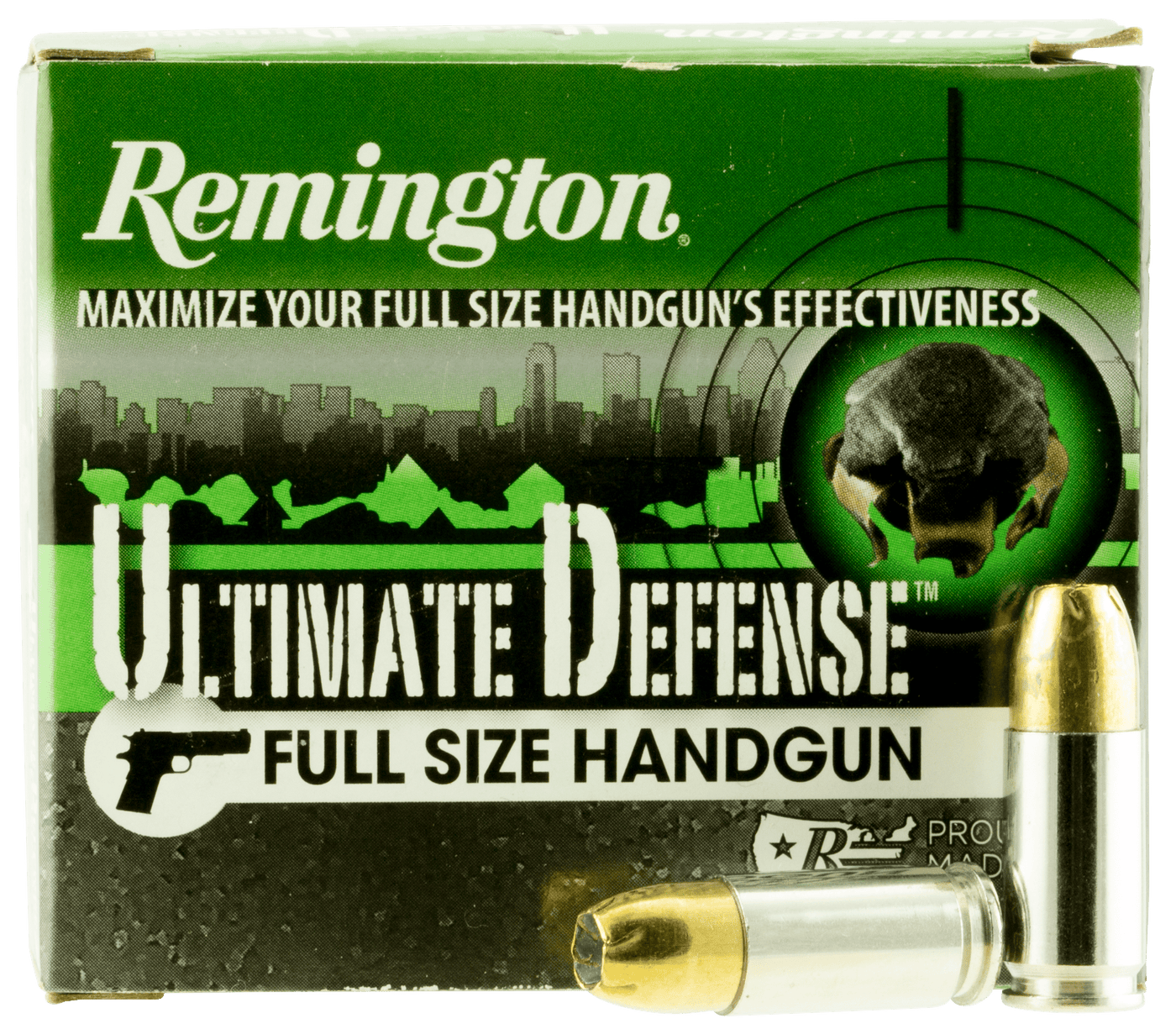 Remington Ammunition Remington Hd 9mm Luger 124gr - 20rd 25bx/cs +p Bjhp  ! Ammo