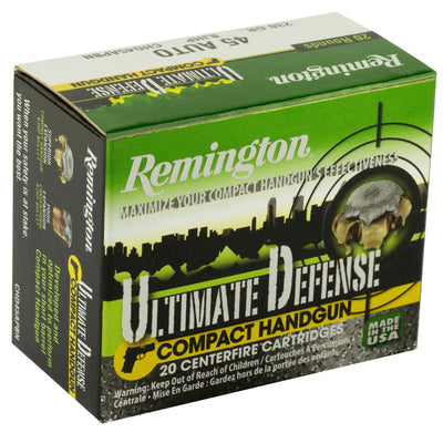 Remington Ammunition Remington Hd Comp 45acp 230gr - 20rd 25bx/cs Jhp  !! Ammo