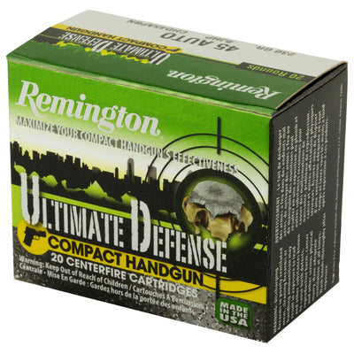 Remington Ammunition Remington Hd Comp 45acp 230gr - 20rd 25bx/cs Jhp  !! Ammo