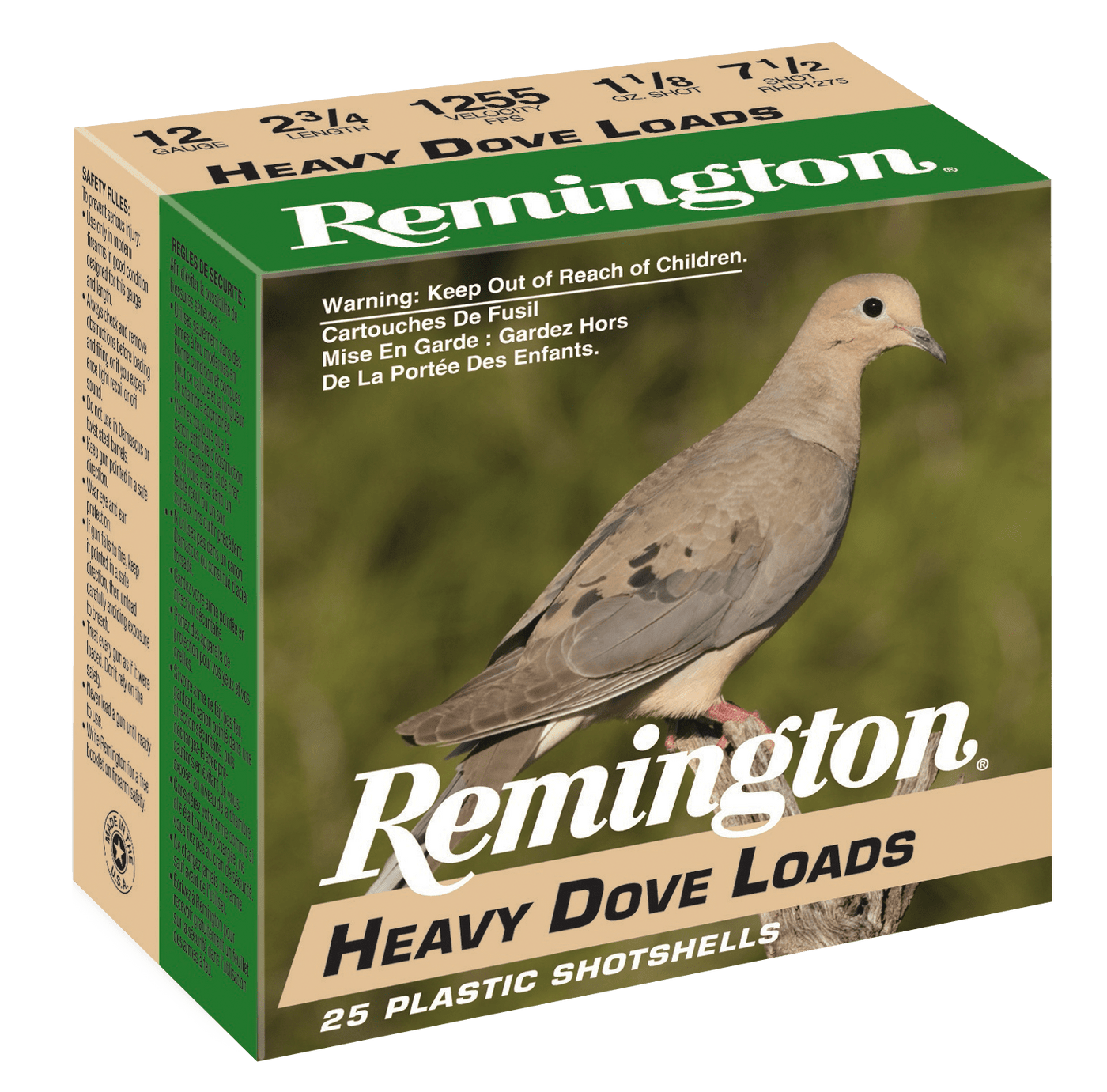 Remington Ammunition Remington Heavy Dove Loads 12 Ga. 2.75 In. 7.5 Shot 25 Rd. Ammo