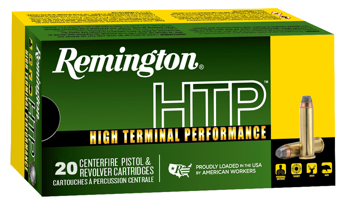 Remington Ammunition Remington Htp Handgun Ammo 38 Spl. +p 110 Gr. Sjhp 20 Rd. Ammo