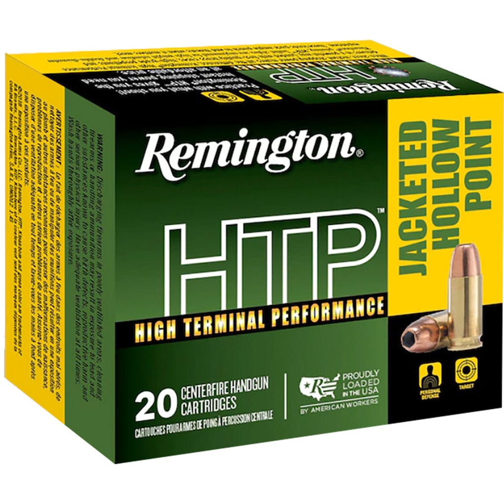 Remington Ammunition Remington Htp Handgun Ammo 40 S&w 180 Gr. Jhp 20 Rd. Ammo