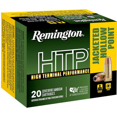 Remington Ammunition Remington Htp Handgun Ammo 40 S&w 180 Gr. Jhp 20 Rd. Ammo