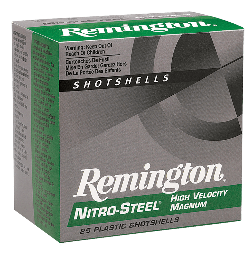 Remington Ammunition Remington Nitro Steel High Velocity Magnum Loads 12 Ga. 3 In. 1 3/8 Oz. 4 Shot 1300 Fps 25 Rd. Ammo