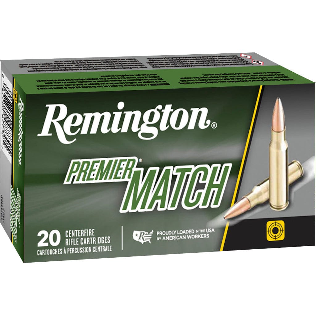 Remington Ammunition Remington Premier Match Centerfire Rifle Ammo 223 Rem. 62 Gr. Hp Match 20 Rd. Ammo